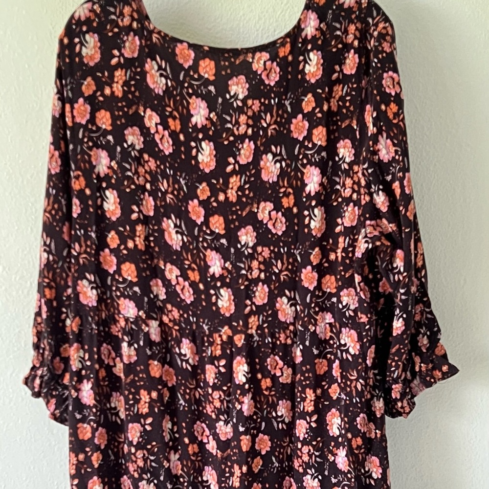 NATURAL LIFE Dark Floral Maxi Dress - Picture 8 of 15